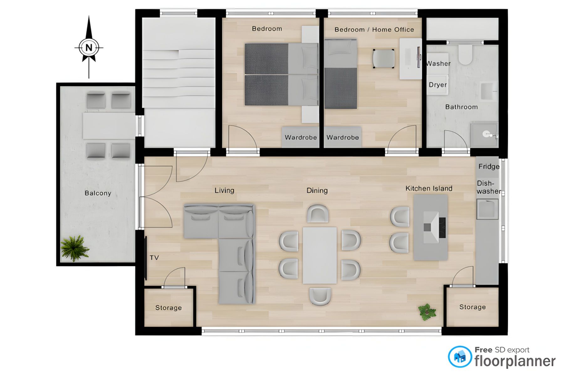Modern Living With A View: Bright 3-Room Apartment With Flexible Layout In Leinfelden - Modern Living with a View: Bright 3-Room Apartment with Flexible Layout in Leinfelden - Gallery - 1