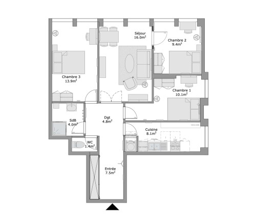Choisy Anatole France - Private Room (3) - Gallery - 12