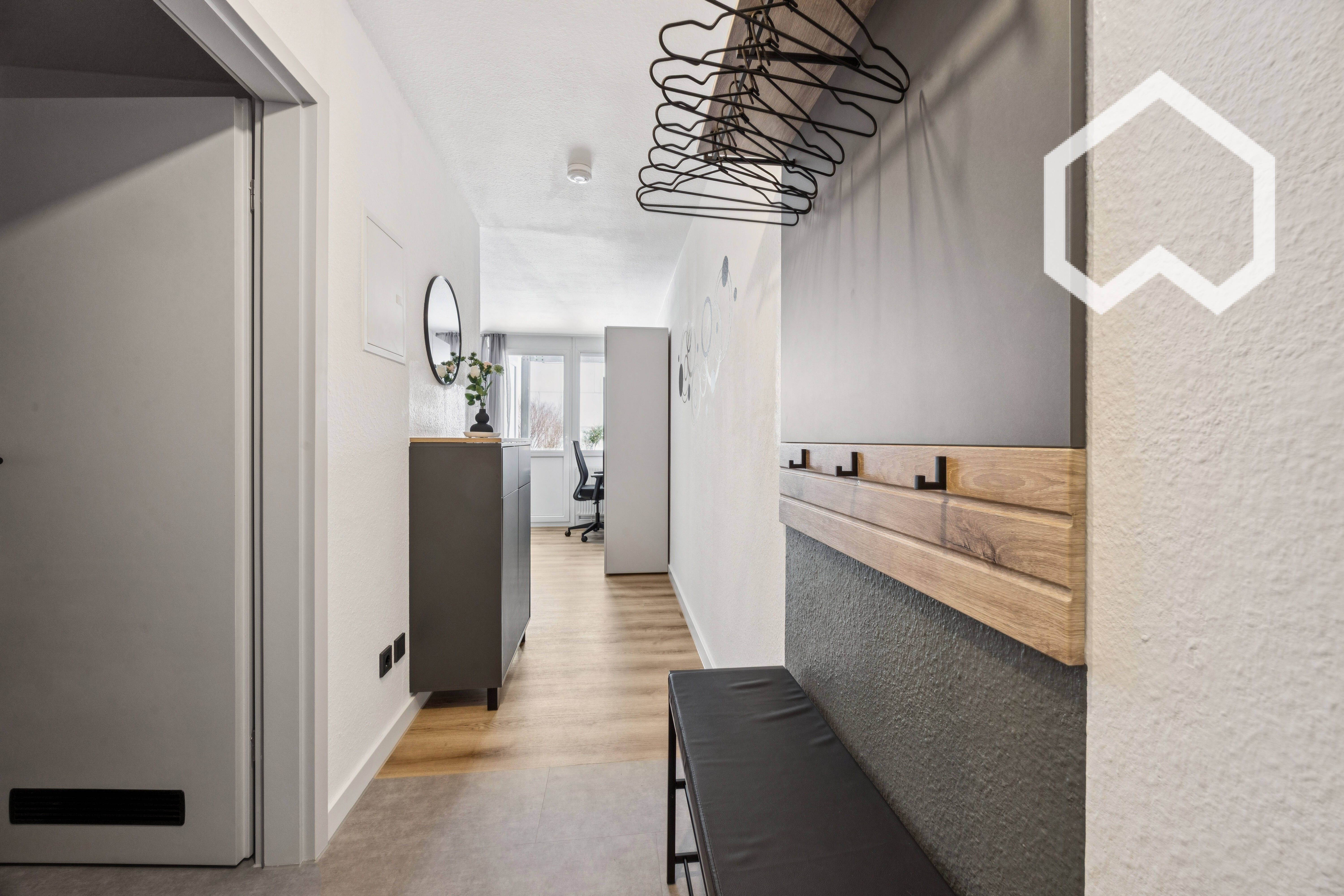 Modern, Freshly Renovated 1‑bedroom Studio With Terrace & Underground Parking – Ludwigsburg - Modern, freshly renovated 1‑bedroom studio with terrace & underground parking – Ludwigsburg - Gallery - 16