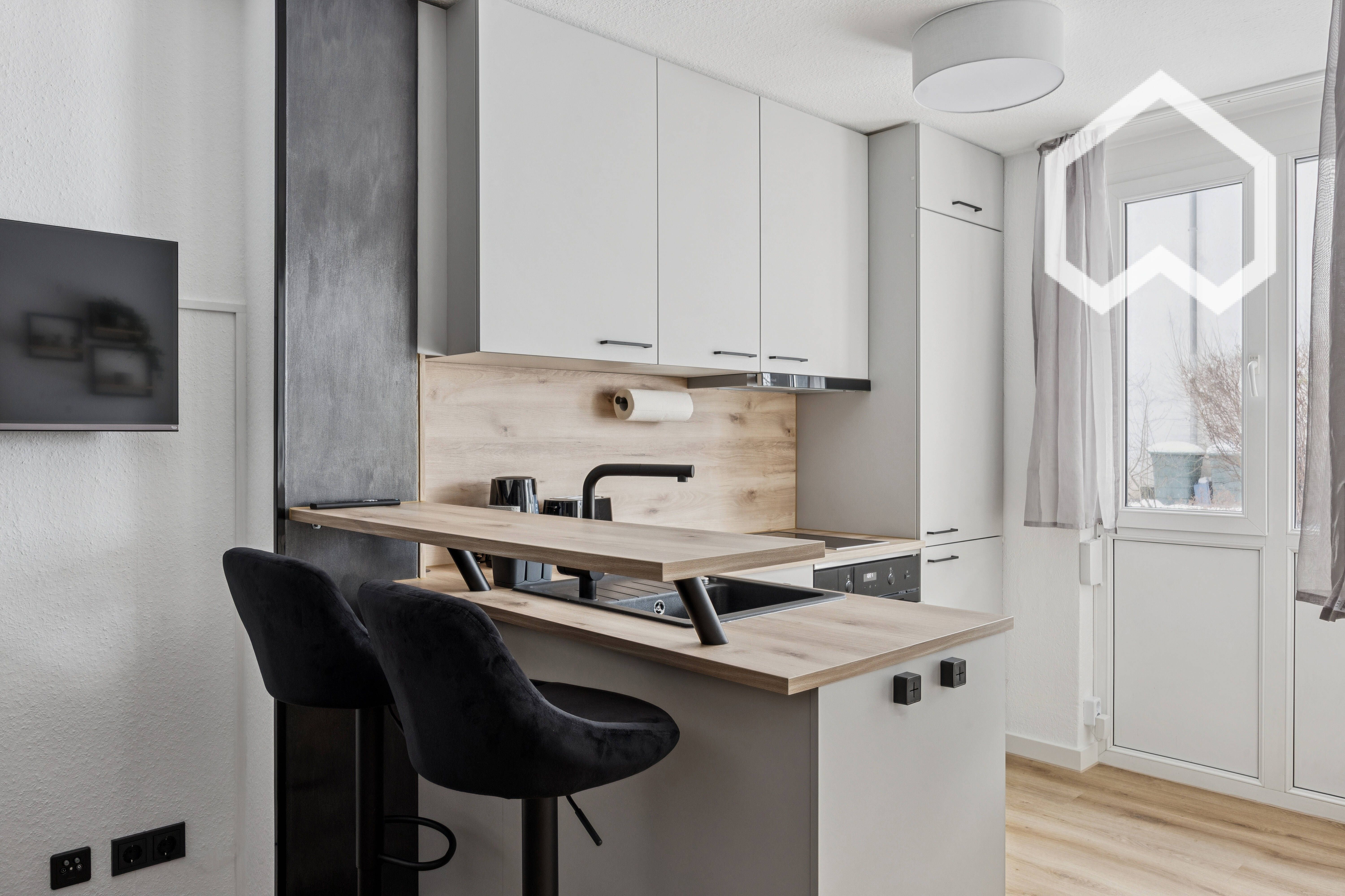  Modern, Freshly Renovated 1‑bedroom Studio With Terrace & Underground Parking – Ludwigsburg  -  Modern, freshly renovated 1‑bedroom studio with terrace & underground parking – Ludwigsburg  - Gallery -  13