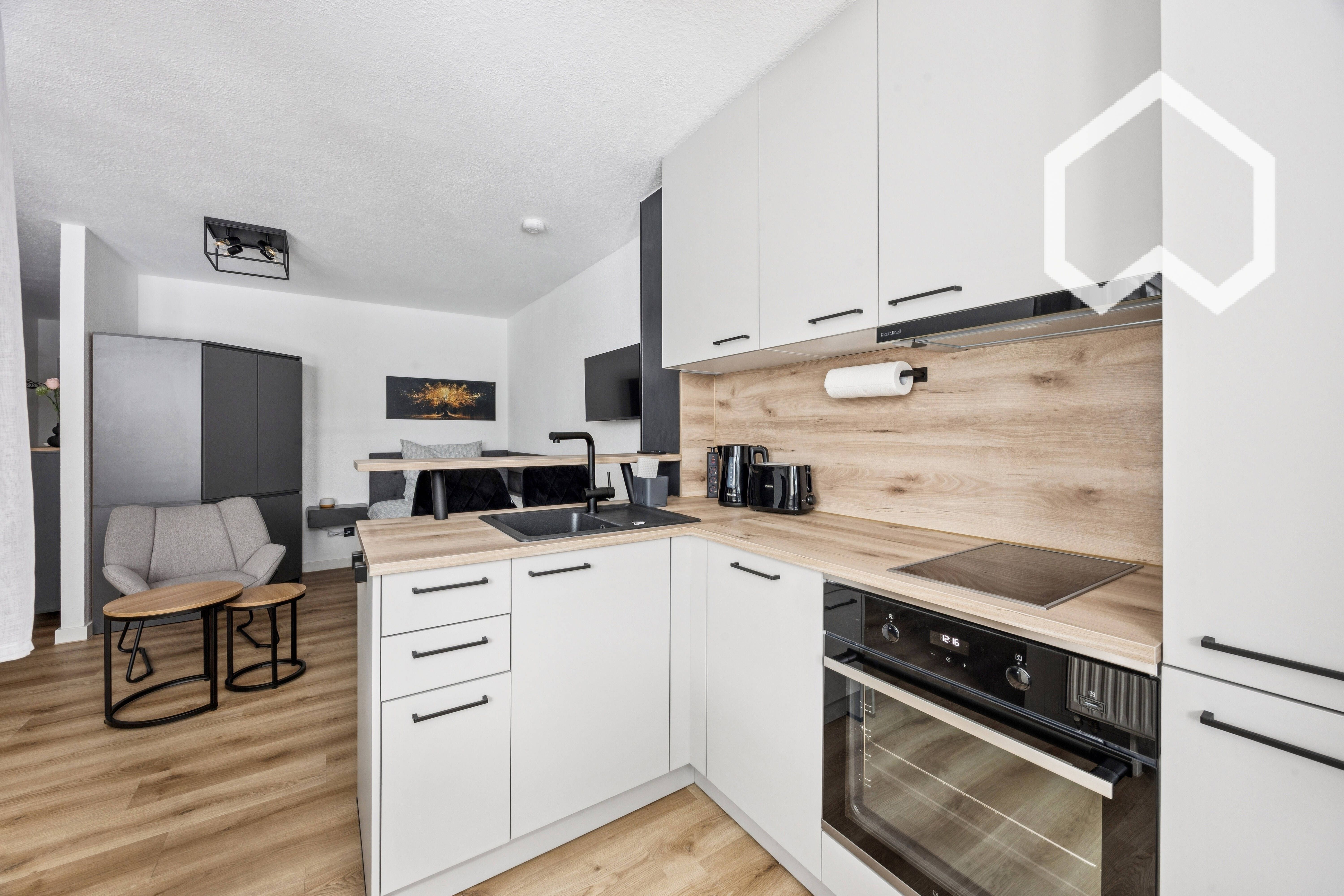 Modern, Freshly Renovated 1‑bedroom Studio With Terrace & Underground Parking – Ludwigsburg - Modern, freshly renovated 1‑bedroom studio with terrace & underground parking – Ludwigsburg - Gallery - 15