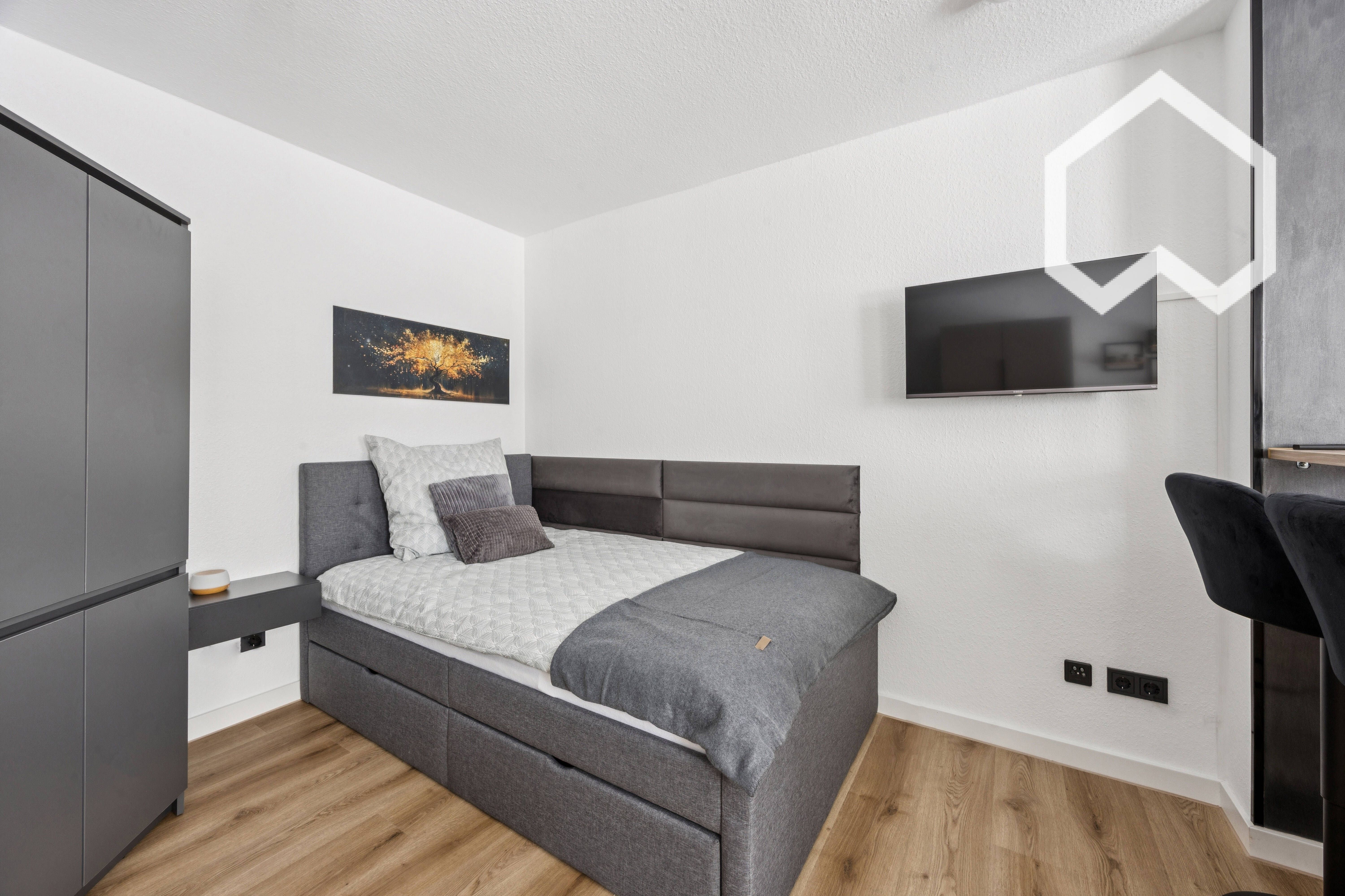 Modern, Freshly Renovated 1‑bedroom Studio With Terrace & Underground Parking – Ludwigsburg - Modern, freshly renovated 1‑bedroom studio with terrace & underground parking – Ludwigsburg - Gallery - 4