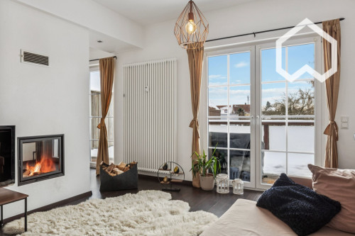 Modern Executive Loft with Fireplace & Balcony in Bad Salzuflen - Gallery - 14