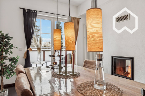 Modern Executive Loft with Fireplace & Balcony in Bad Salzuflen - Gallery - 6