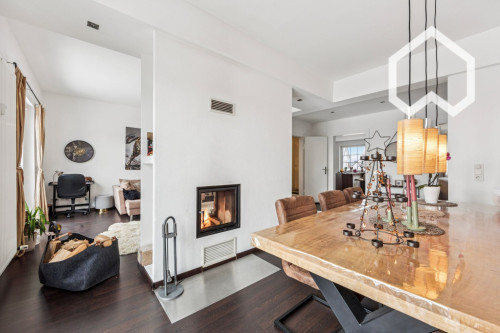 Modern Executive Loft with Fireplace & Balcony in Bad Salzuflen