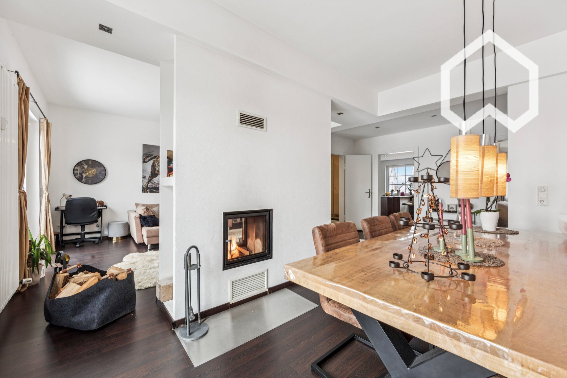 Modern Executive Loft With Fireplace & Balcony In Bad Salzuflen - Modern Executive Loft with Fireplace & Balcony in Bad Salzuflen - Gallery - 3