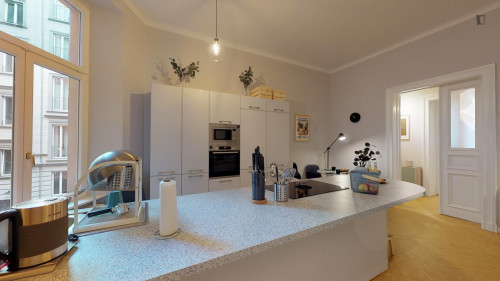 Comfy studio near Rosenthaler Platz metro station