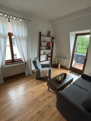 cozy apartment with views into the greens