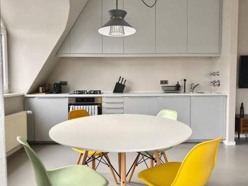 Exclusive 100 sqm Penthouse Apartment with 4 rooms in the Heart of Berlin Mitte