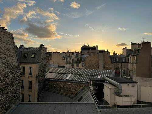 Beautiful Duplex with Stunning Views of Parisian Roofs