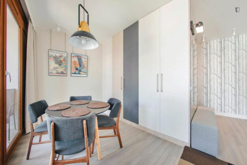 Welcoming 1 Bedroom Apartment with a balcony close to Wydział Infrastruktur University