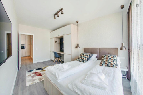 Welcoming 1 Bedroom Apartment with a balcony close to Wydział Infrastruktur University