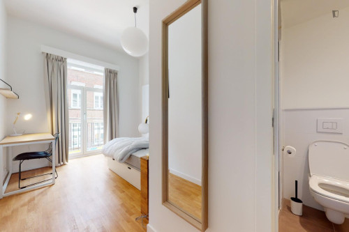 Nice ensuite double bedroom near Maelbeek metro