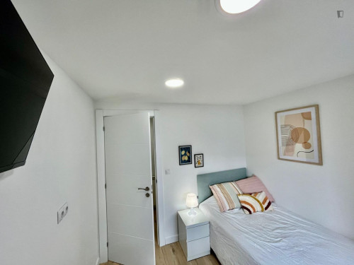 Neat and cosy single bedroom near Parque de Pignatelli