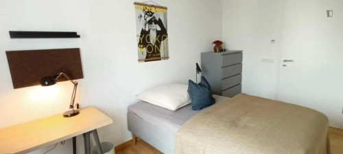 Cool single bedroom in shared flat in well-connected Maxvorstadt