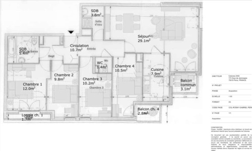 Rosny Gabriel Peri - Private Room (4) - Floorplans