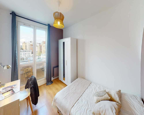 Chambre dans le Rue du Ménil