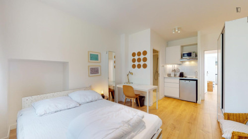Alluring double ensuite bedroom with kitchenette, in Fontainebleau