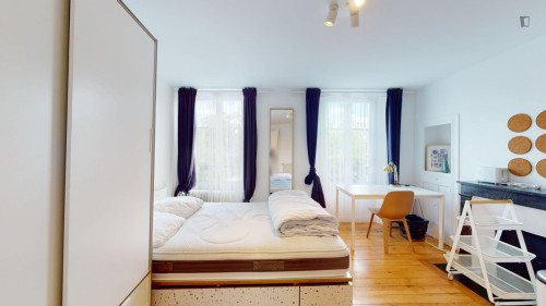 Excellent double ensuite bedroom with kitchenette, in Fontainebleau