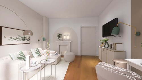 Beautiful & newly renovated flat with sunny balcony