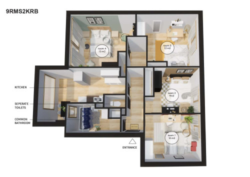 Move into this spacious 13 m² room for rent in KremlinBicêtre - Gallery - 10