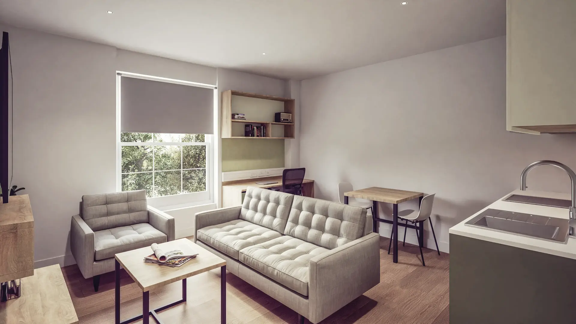  1 Bed Apartment  -  St Chads Student Village  - Gallery -  3