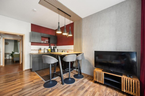 Cosy flat with box-spring bed, terrace and private parking space - Gallery - 6