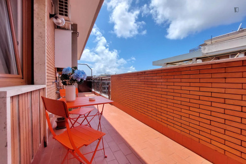Studio with Balcony in Ostia