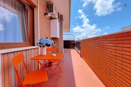 Studio with Balcony in Ostia