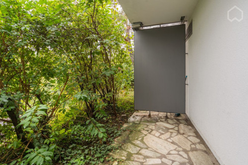 Furnished 1 room apartment directly at the nature reserve
