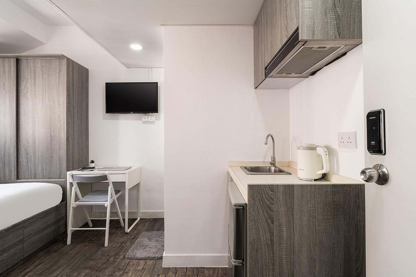  Private Studio A4  -  Stylish Coliving Experience in Yau Ma Tei with Modern Amenities Apartment  - Gallery -  4