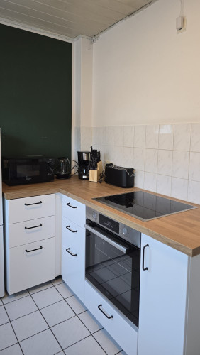Premium 2-Room Business Apartment near Darmstadt/Frankfurt | Parking & Fully Equipped