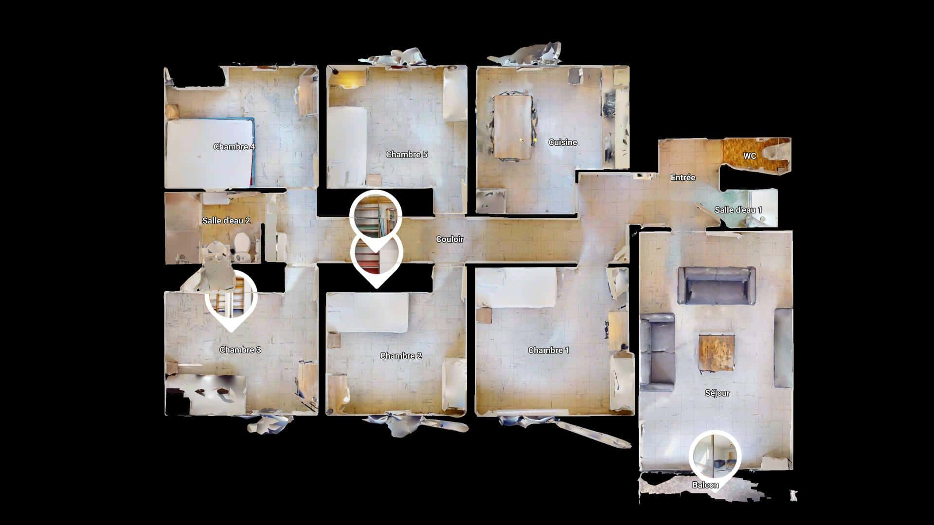 Room - Room in Rue Claude Kogan, Grenoble for 110 m² with 6 bedrooms - Gallery - 2