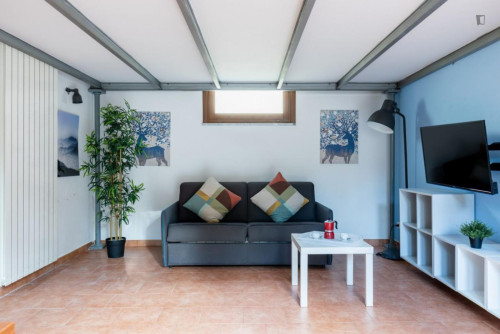 Very bright lofted studio in Pisa
