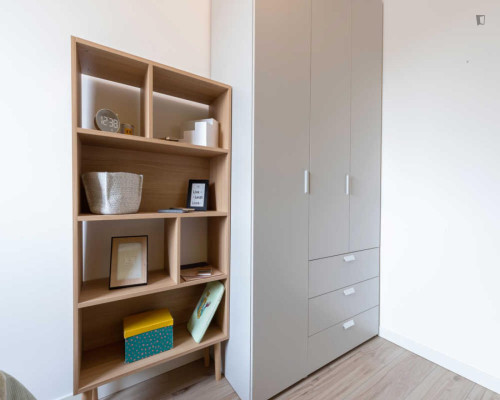 Bright double room near Parco Treves