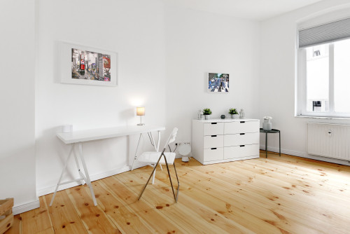 2-room dream apartment with view over park in Mitte (Berlin)