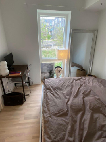 Comfy Double Bedroom close to Nordhavn Train Station