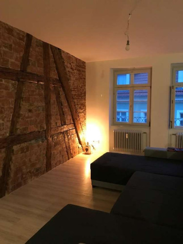 Cozy Attic Old Town Flat with Exposed Brick and Open-Plan Kitchen