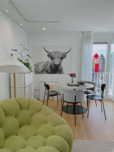 Top 4-room designer furnished apartment with balcony near Leonberg City Park: Central, bright, luxurious! - Gallery - 6