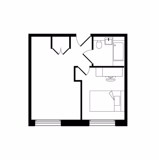 DIAMOND 1 BED APARTMENT - Canvas City Club - Gallery - 2