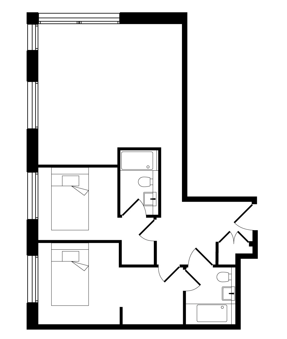 SILVER 2 BED APARTMENT - Canvas City Club - Gallery - 5