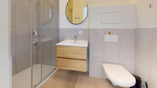 Pleasant ensuite double bedroom near Roodebeek metro