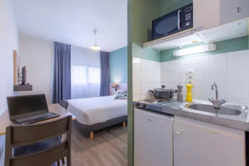 Excellent studio in Novaxud