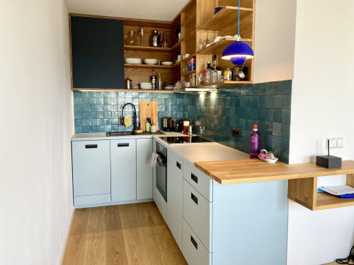 Fantastic 3-room attic apartment with sun terrace and view over Berlin