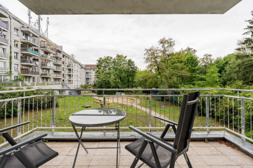 Move in & Feel at Home: High-quality Furnished Apartment with Idyllic Balcony in Berlin