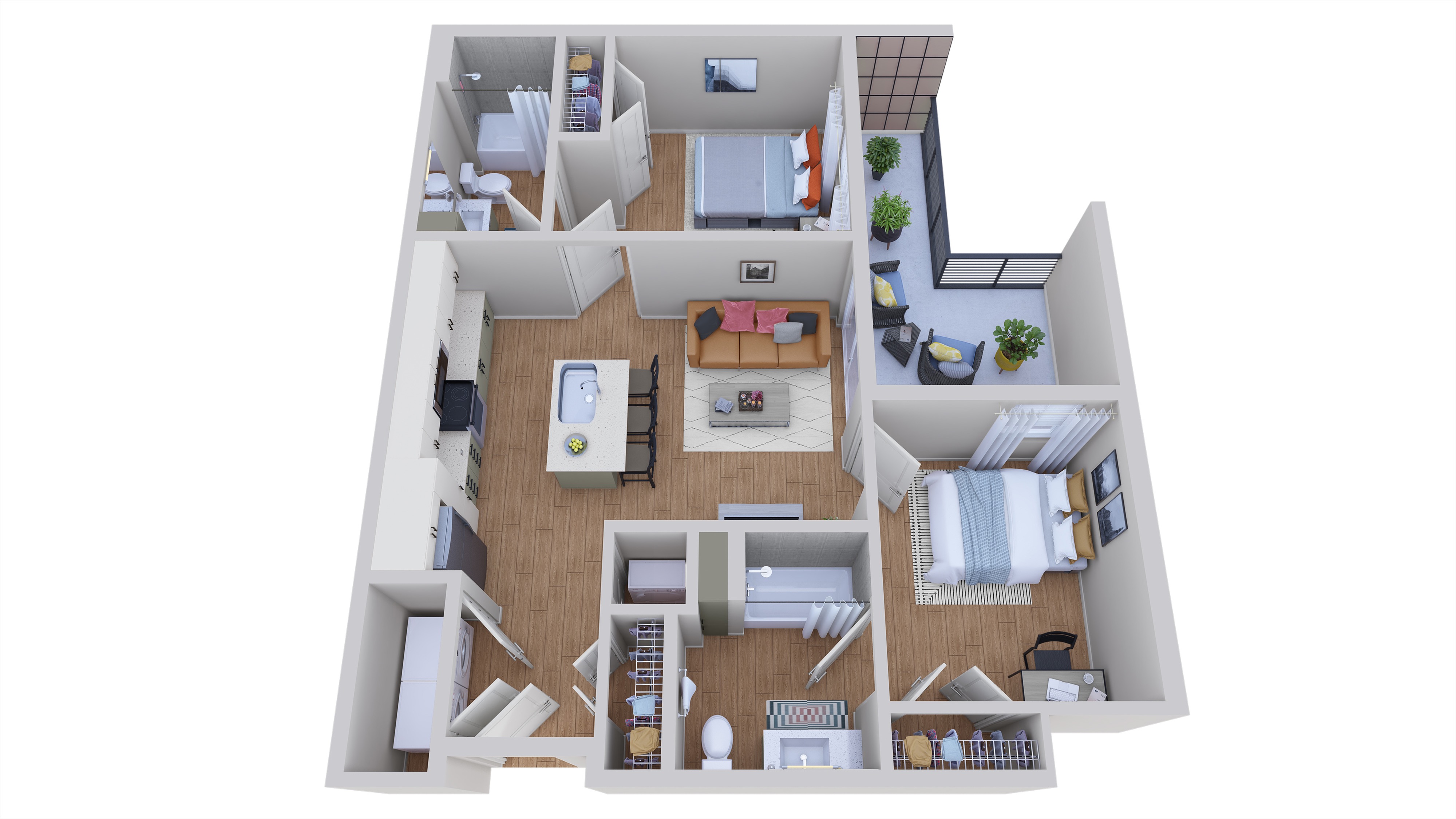  2x2 Deluxe  -  Noble 2500 | Student Housing  - Gallery -  1
