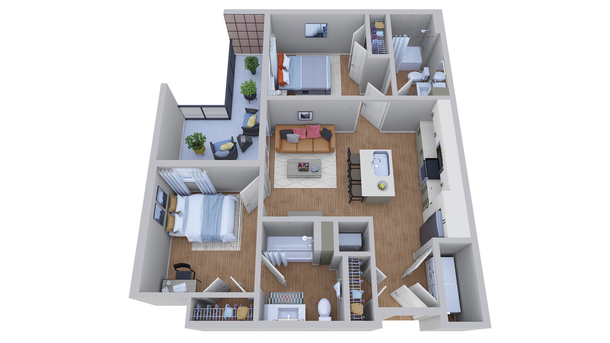  2x2 Deluxe  -  Noble 2500 | Student Housing  - Gallery -  2