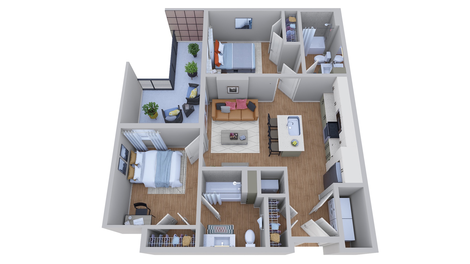  2x2 Deluxe  -  Noble 2500 | Student Housing  - Gallery -  3