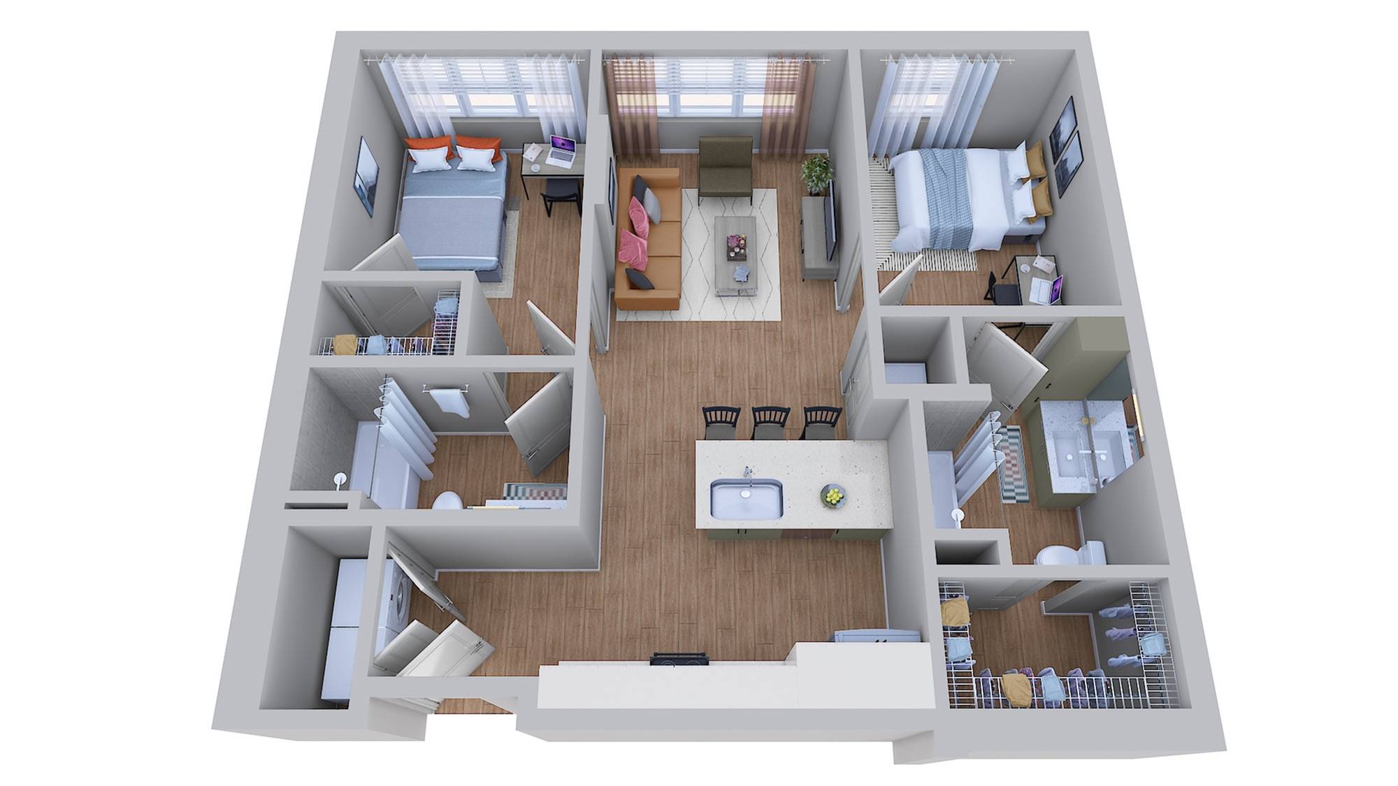  2x2 Upgrade  -  Noble 2500 | Student Housing  - Gallery -  2