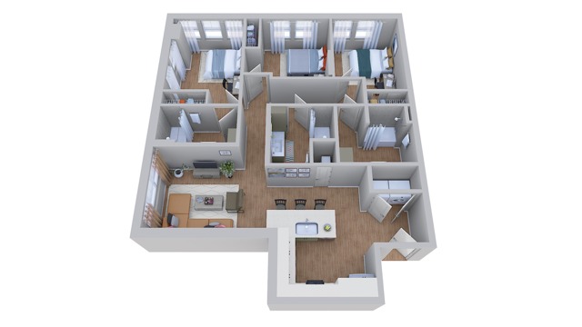 3x3 Upgrade - Noble 2500 | Student Housing - Gallery - 1